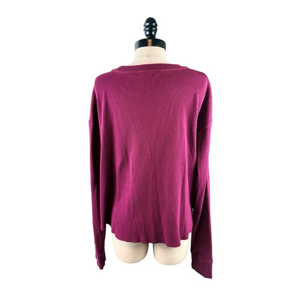 PINK Victoria's Secret Maroon Sweatshirt - Picture 3 of 5